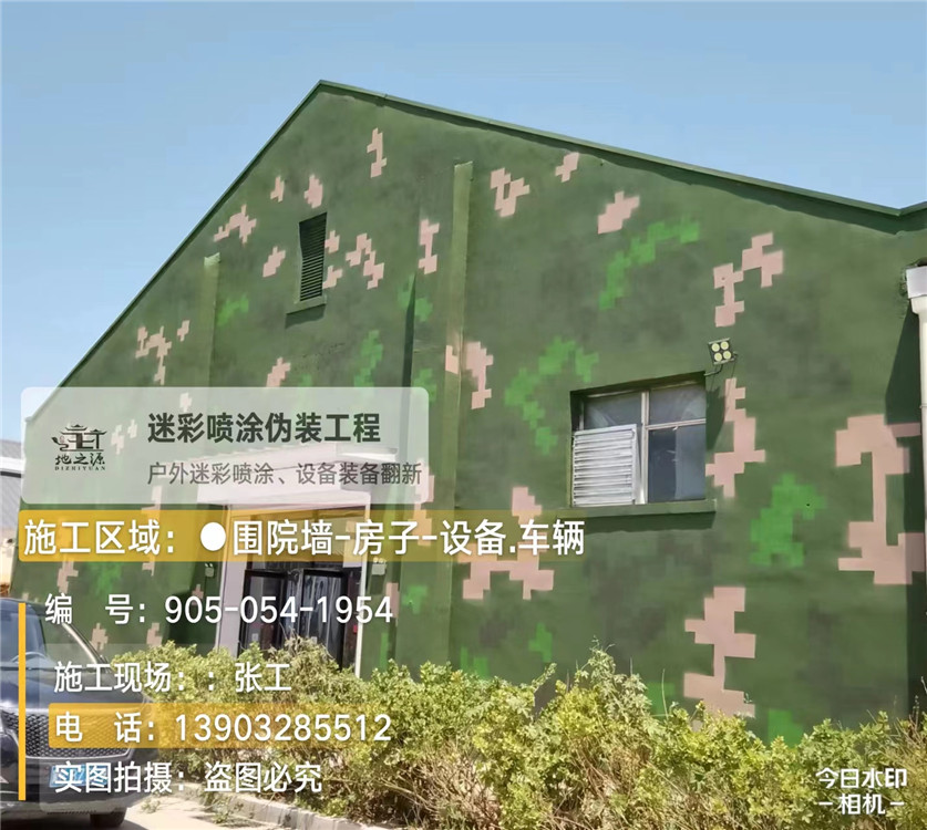 江苏外墙数码迷彩漆施工报价清单(100㎡标准墙面测算)